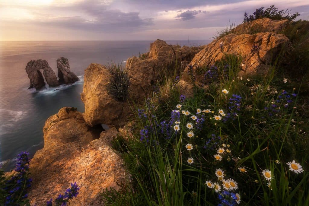 Northern Spain coastline